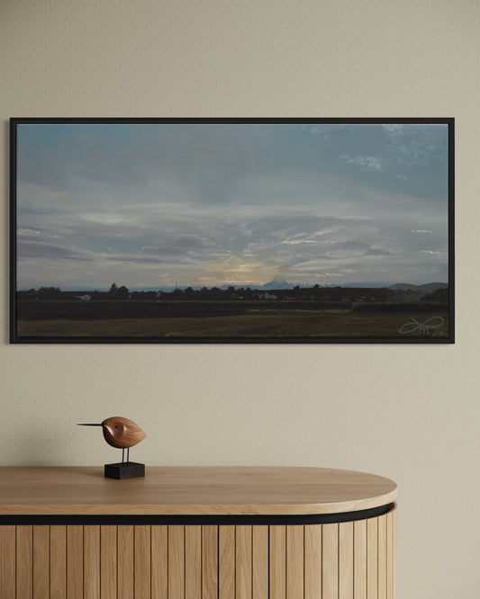 Abendstimmung // Öl, 50x100cm