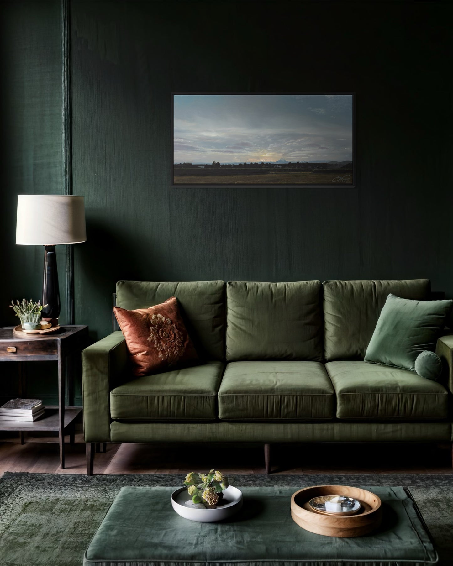 Abendstimmung // Öl, 50x100cm