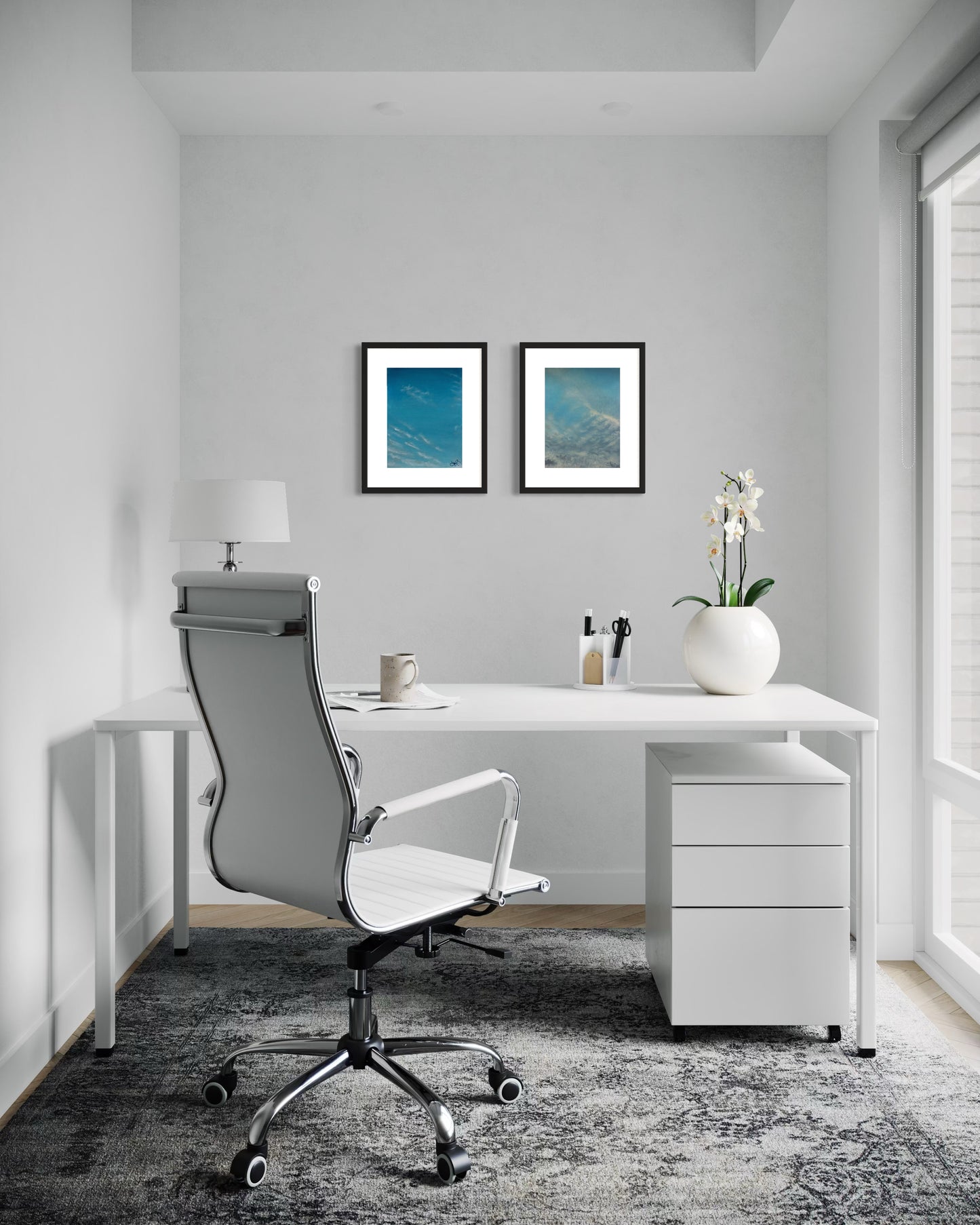 Wolken VIII // Öl, 32x24cm