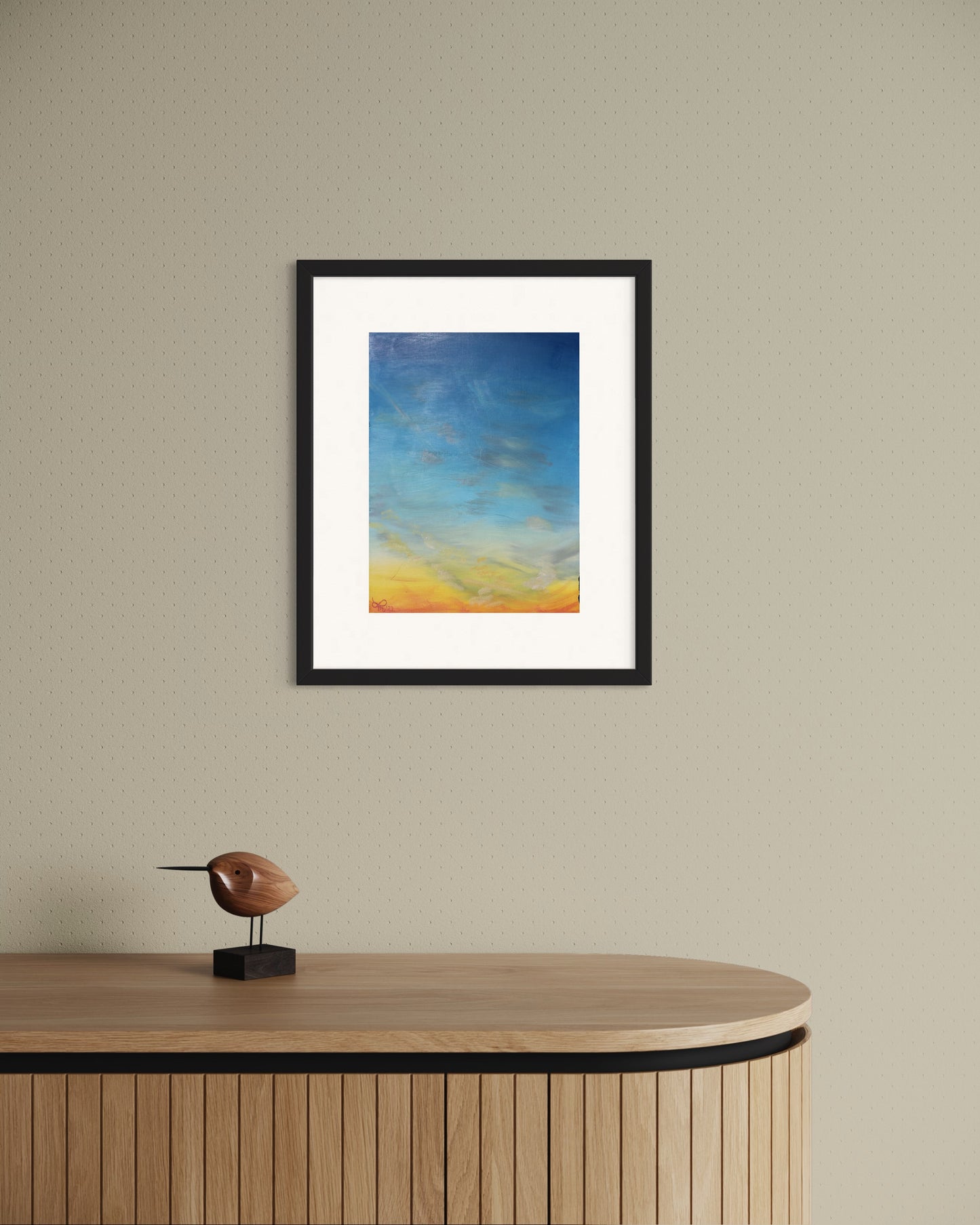 Wolken IV // Öl, 24x32cm