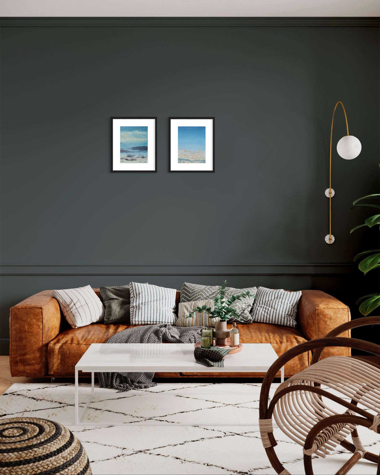 Wolken II // Öl, 24x32cm