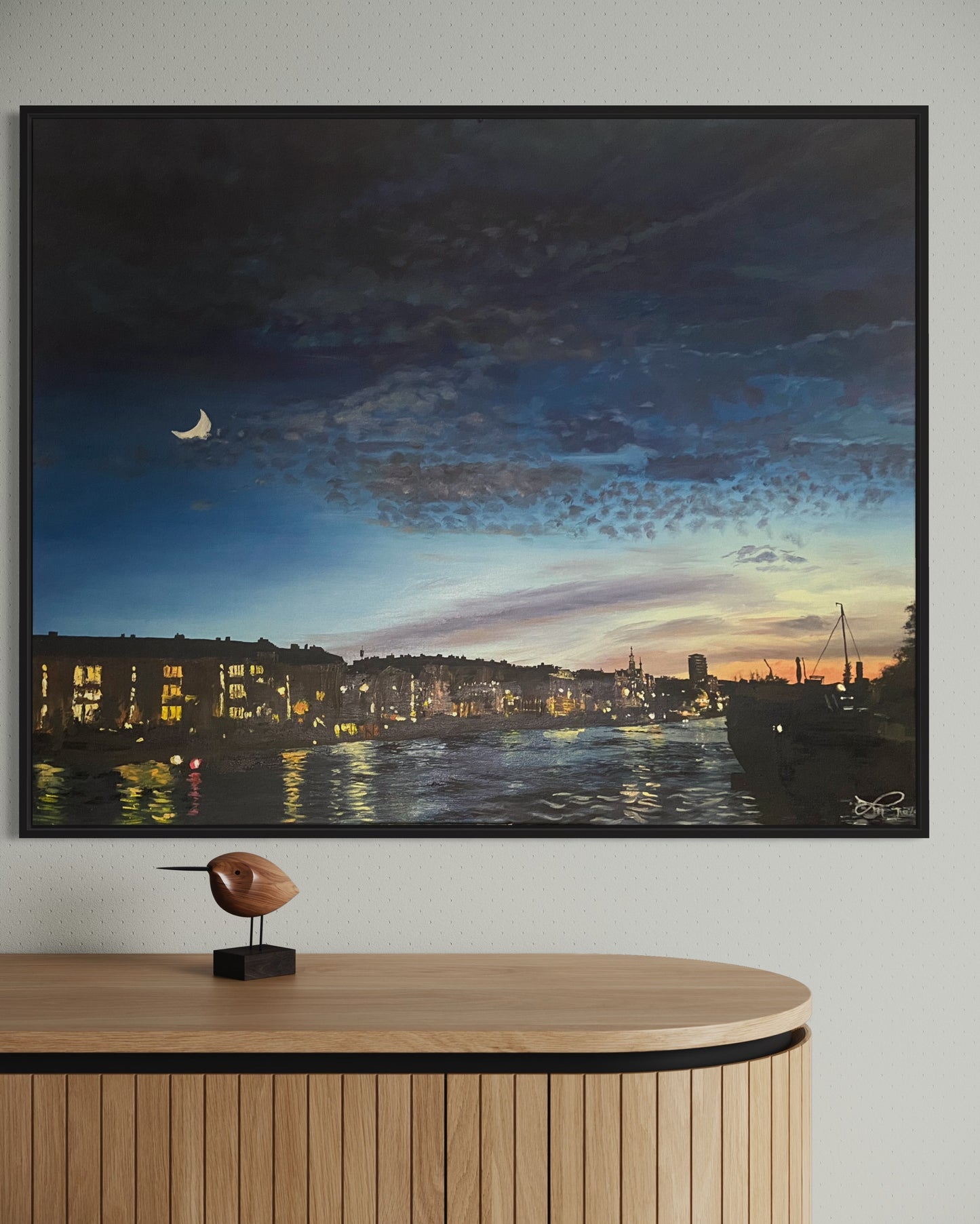 Amsteldorp Sunset // Öl, 80x100cm
