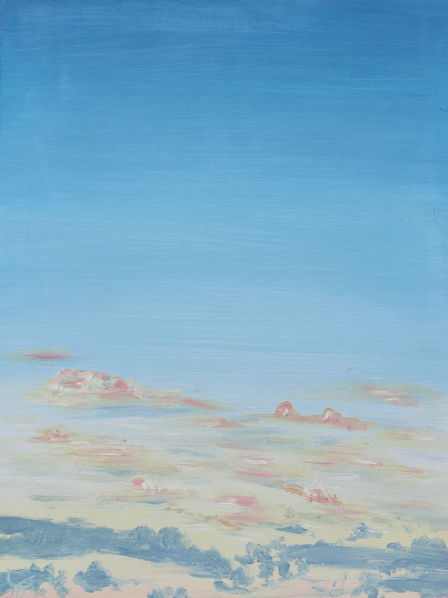 Wolken III // Öl, 24x32cm