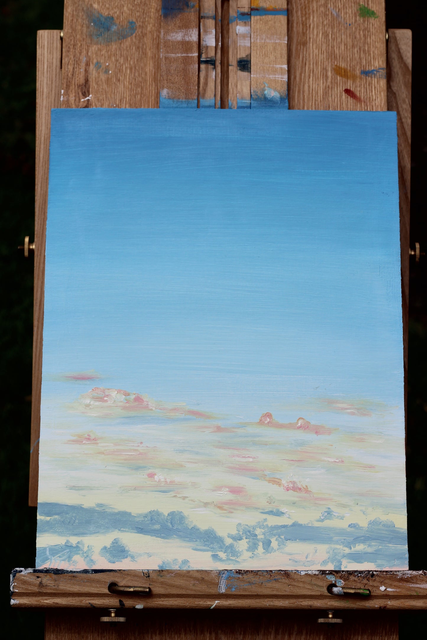 Wolken III // Öl, 24x32cm