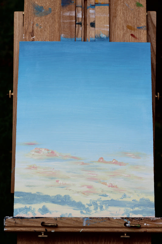 Wolken III // Öl, 24x32cm