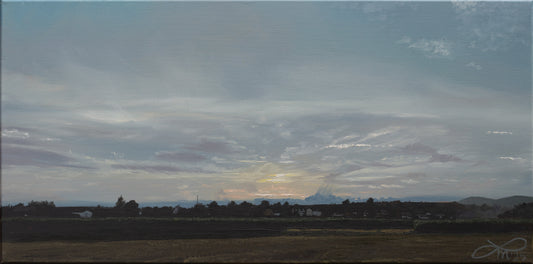 Abendstimmung // Öl, 50x100cm