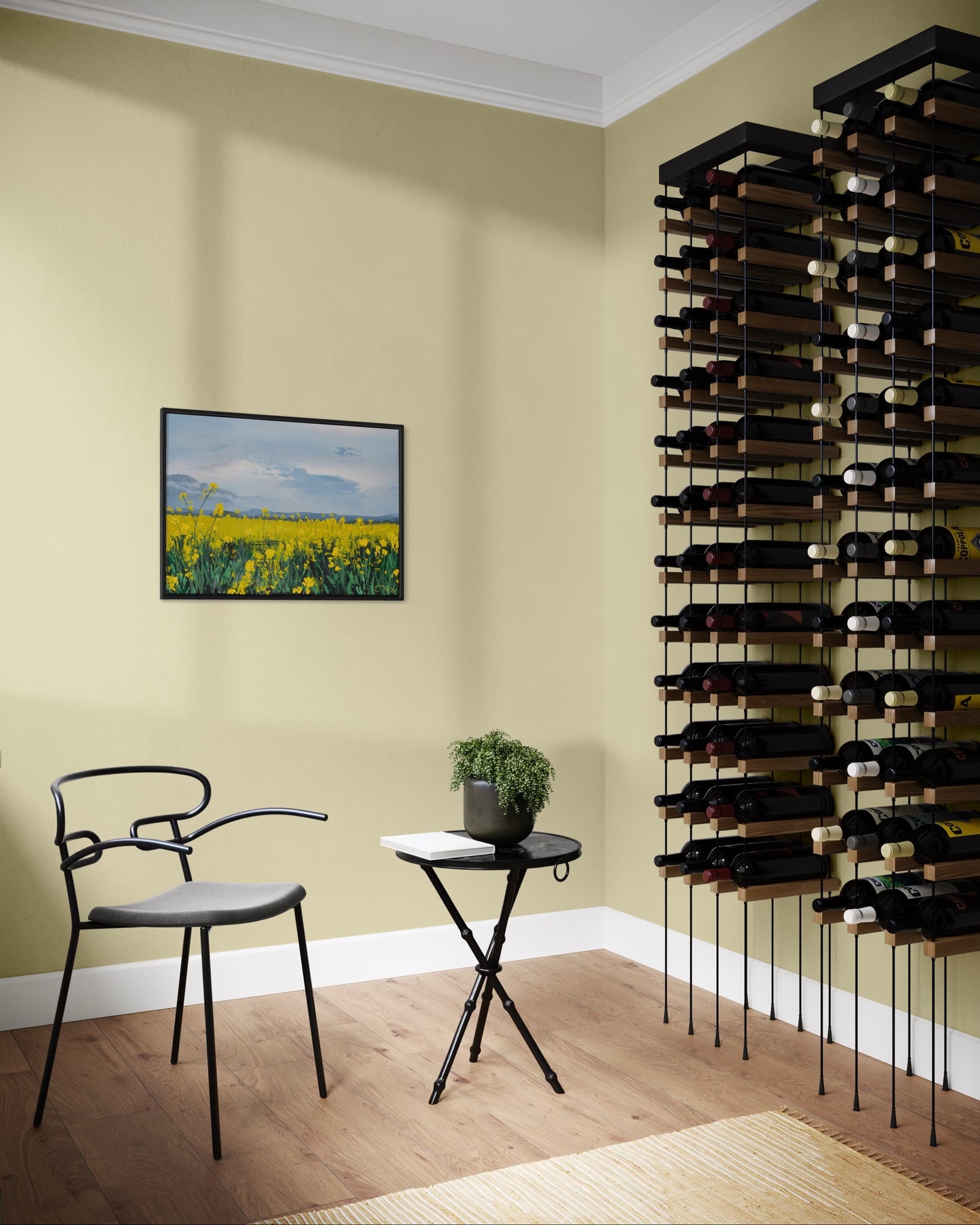 Raps am Wiehen // Öl, 50x70cm