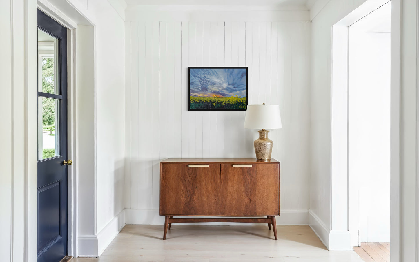 Raps am Wiehen II // Öl, 50x70cm