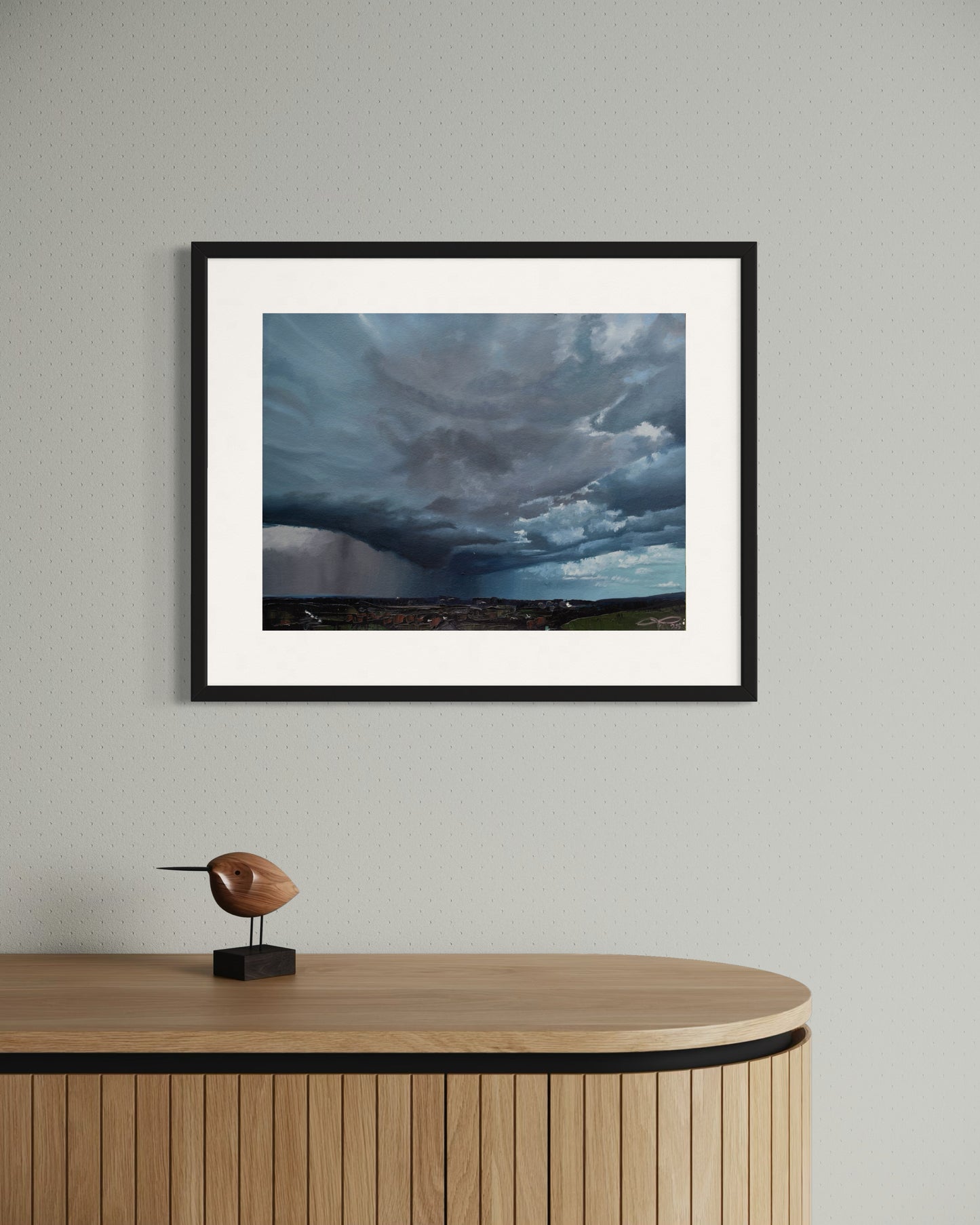 Regenzeit II // Öl, 36x48cm