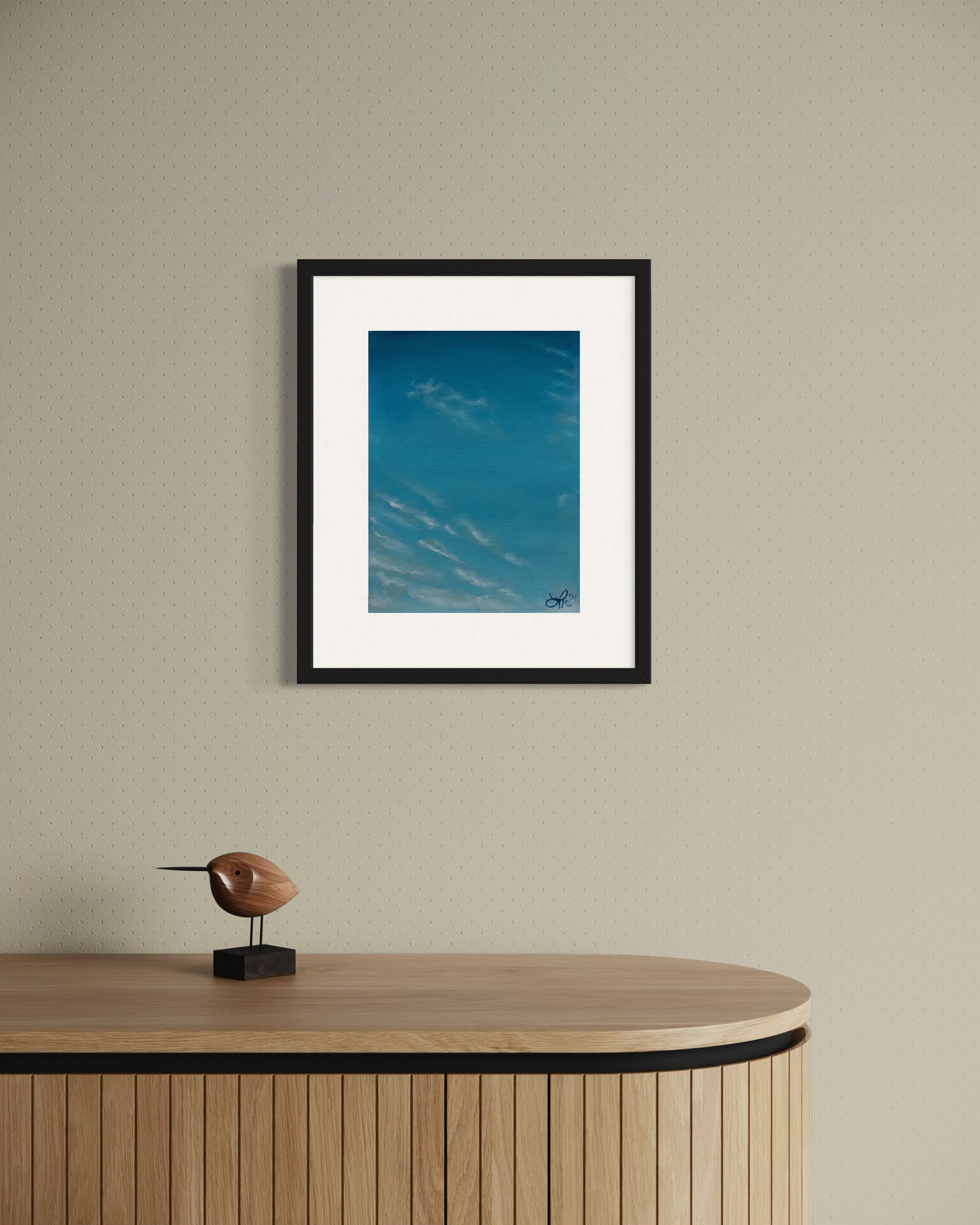 Wolken VIII // Öl, 32x24cm